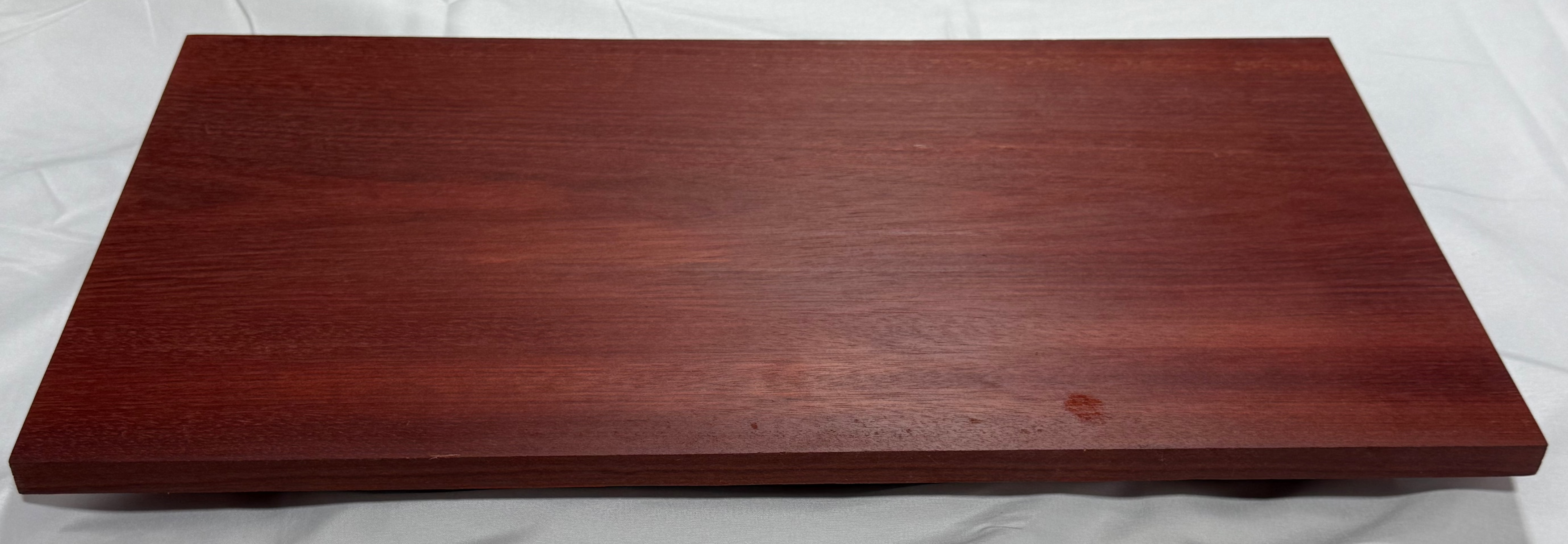 The Crimson Edge: Artisan Padauk Cutting Board