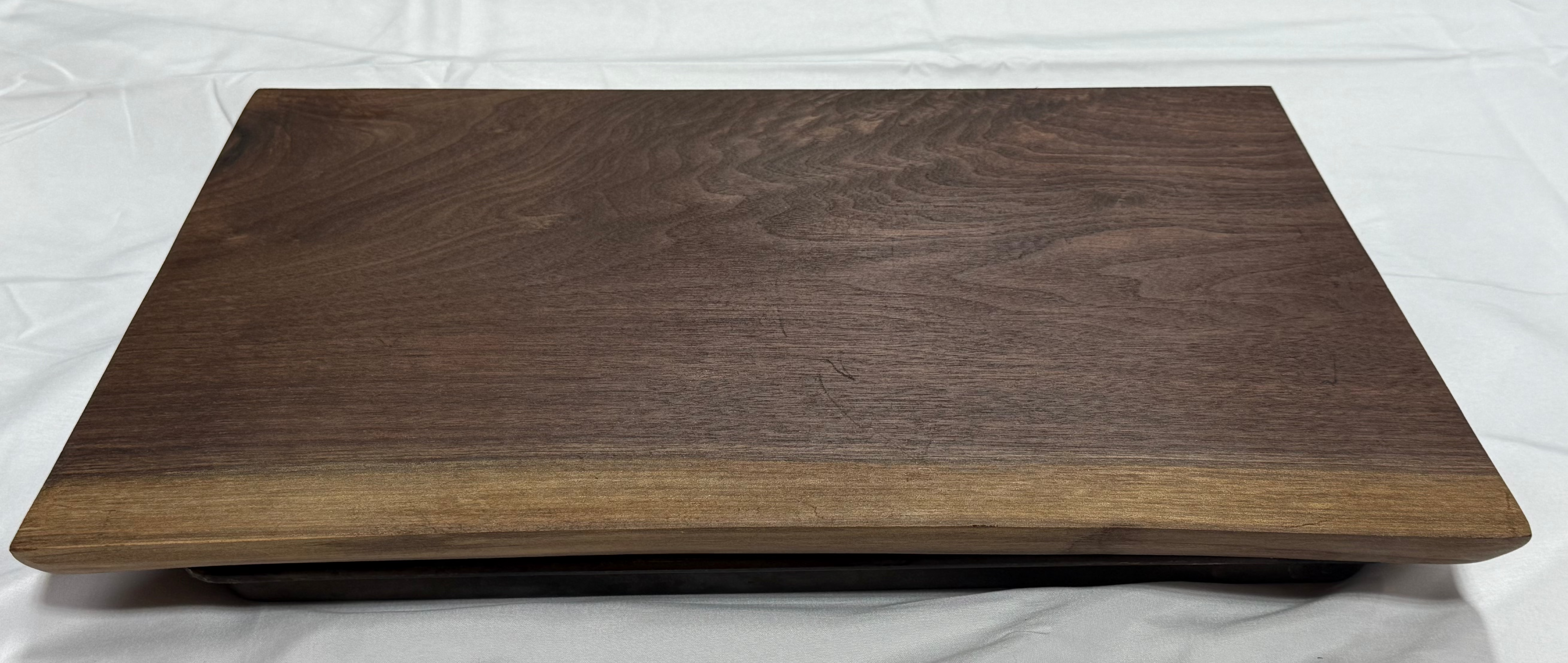 Live-edged Black Walnut Cutting Board 17.5 inch