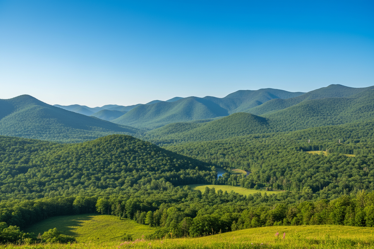 Vermont Green Mountains Landscape